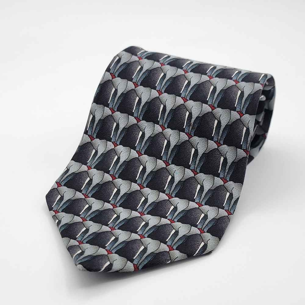 The Nature Conservancy Preservation Collection Series Elephant Silk Necktie Tie‎